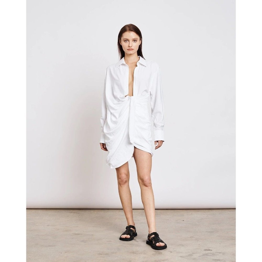 JACQUEMUS La Robe Bahia White - Picture 9 of 11